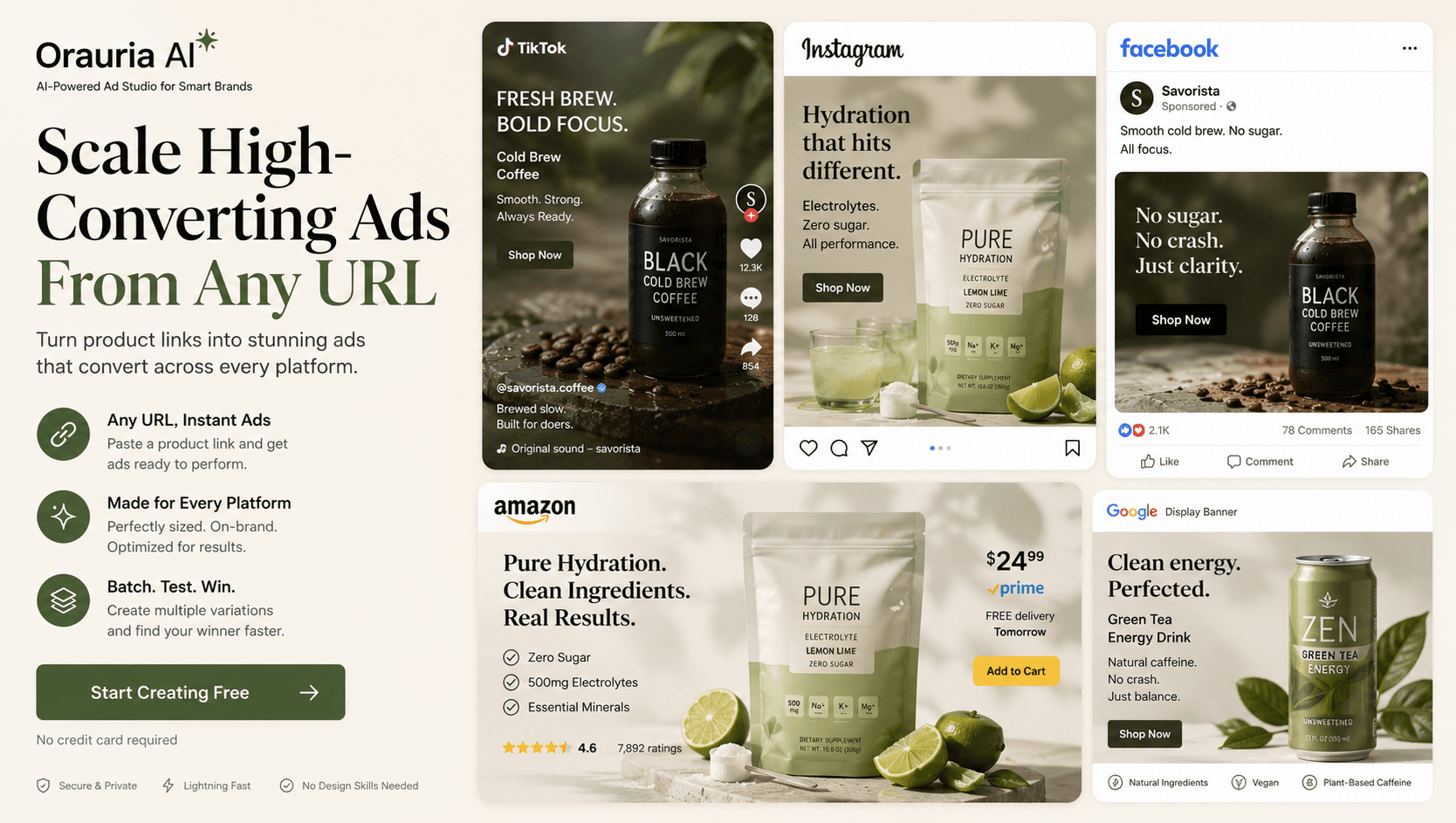 Clean product catalog creatives ready for marketplace listings